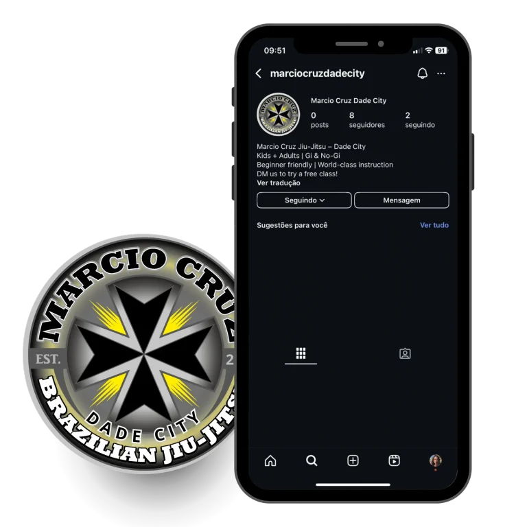instagram screenshot of marcio cruz dade city bjj